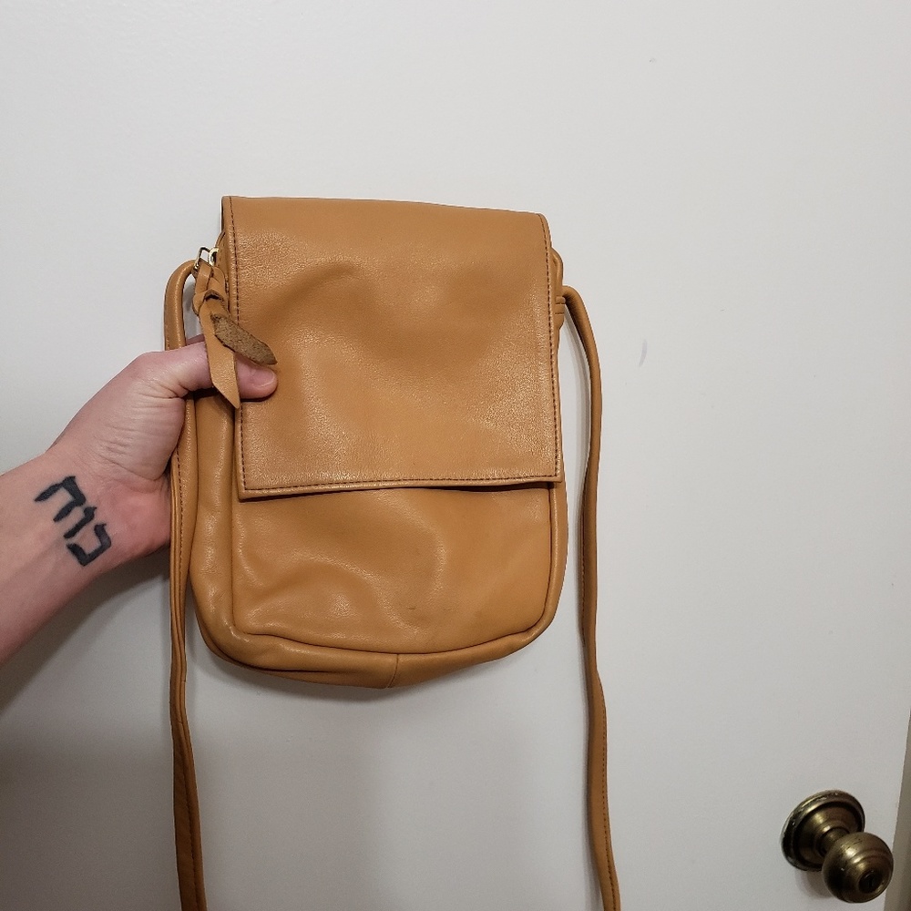 Real Leather Satchel